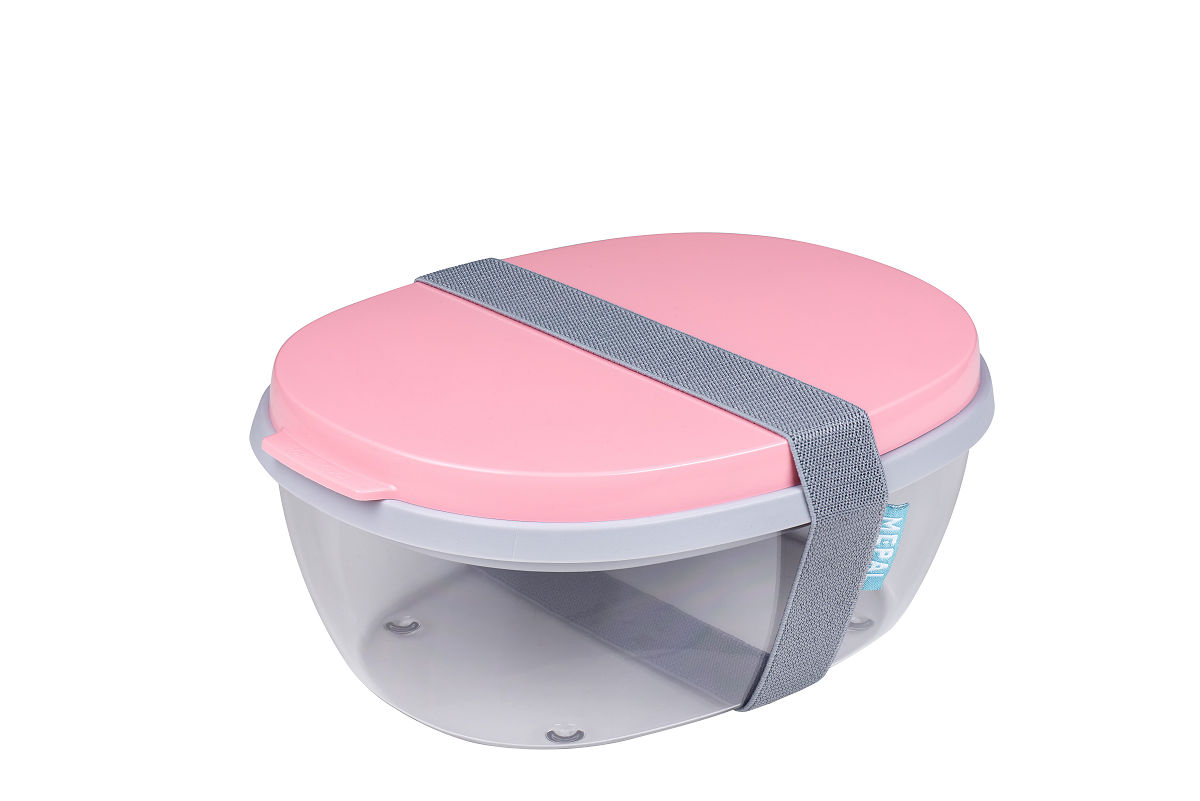 MEPAL SALADBOX ELLIPSE - NORDIC PINK - 8711269935270 - 483076