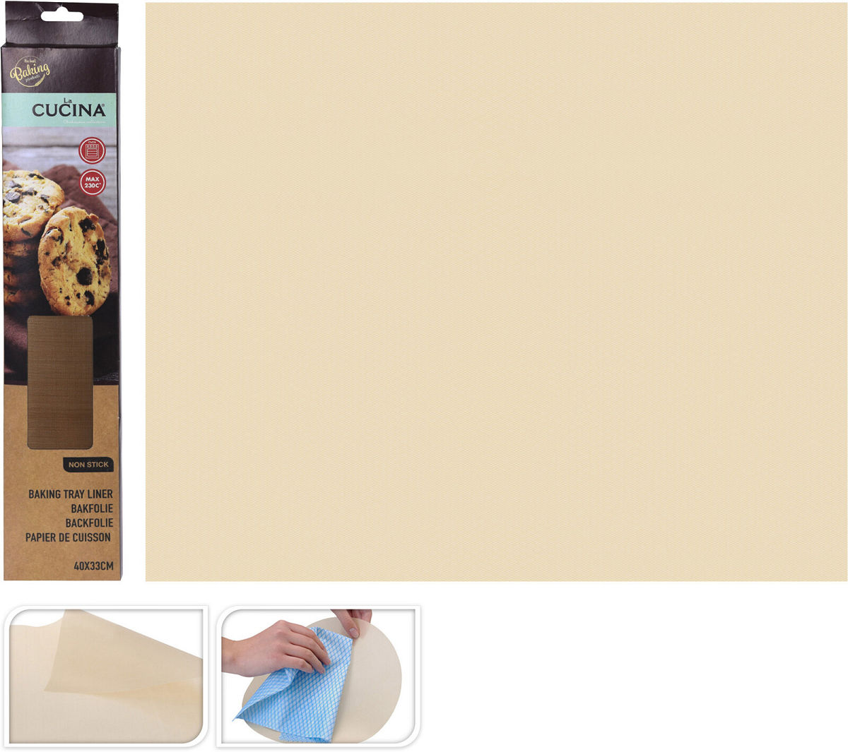 BAKFOLIE 40 X 33 CM HERBRUIKBAAR - 8711295867798 - 515586