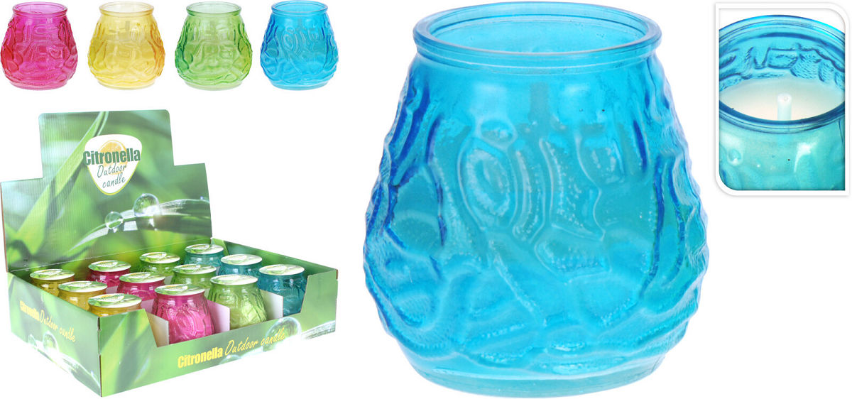 CITRONELLAKAARS IN GLAS 4 ASSORTI - 8711295884702 - 497350