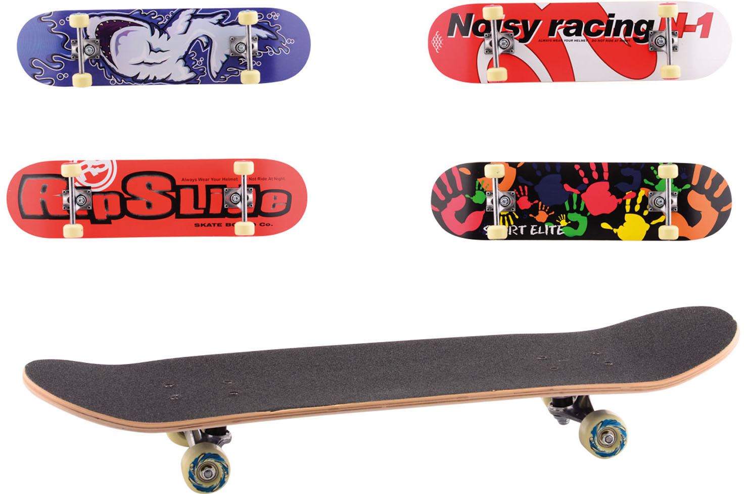 SKATEBOARD 80 CM METALEN TRUCK - 8711866202126 - 306835
