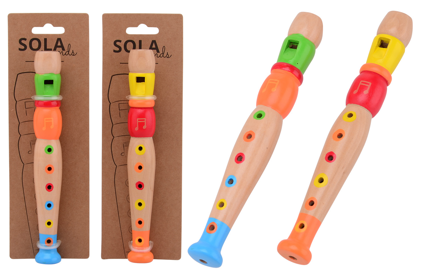 HOUTEN BLOKFLUIT SOLA SOUNDS - 8711866222629 - 499393