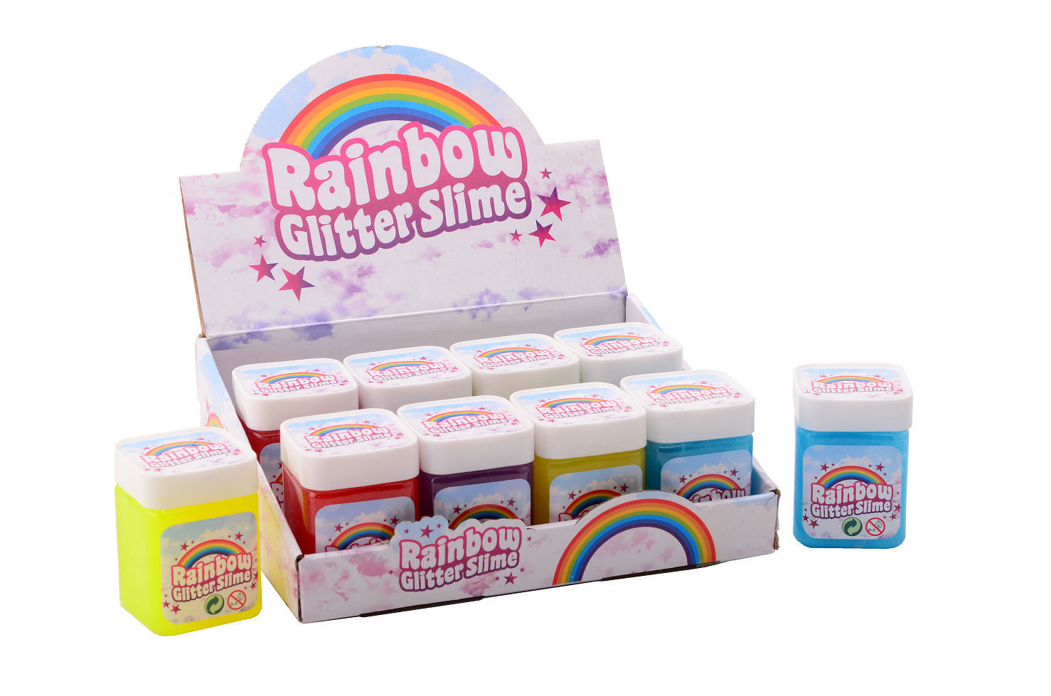 REGENBOOG GLITTER SLIJM - 8711866243488 - 507850