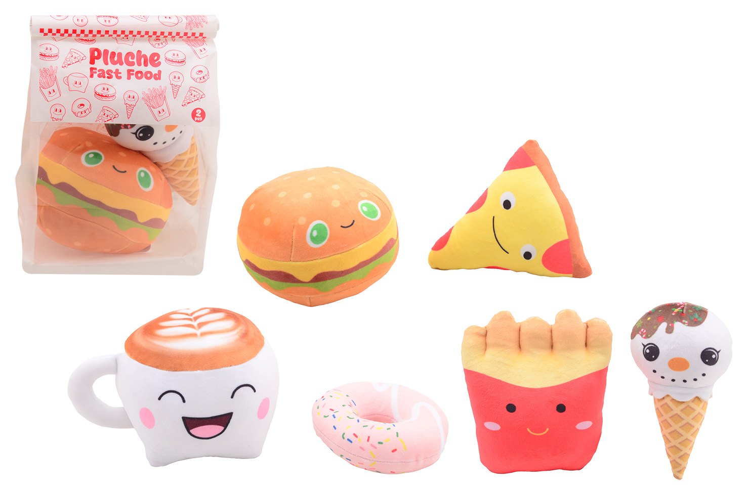 PLUSH & PLAY FASTFOOD IN ZAKJE - 8711866246335 - 0010547893