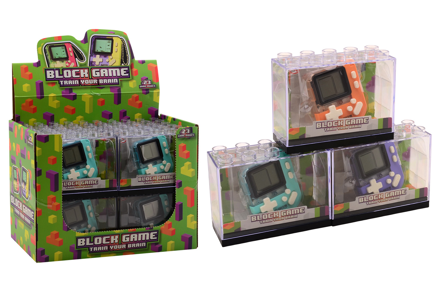 BLOCK GAME CONSOLE IN DISPLAY 3 ASSORTI - 8711866250639 - 0010547934