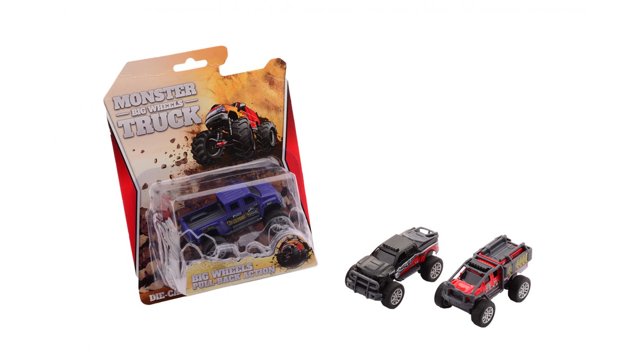 SUV STUNT AUTO DIE CAST, PULL BACK - 8711866261079 - 518878