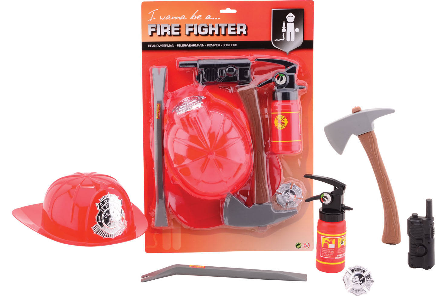 BRANDWEER SPEELSET OP KAART 6 DELIG - 8711866267224 - 295483