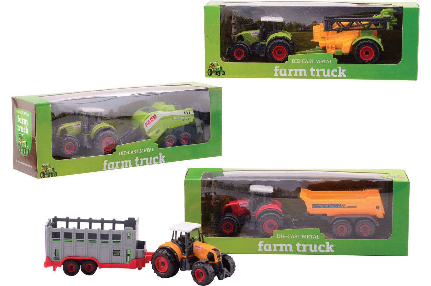 FARM MASTER DIE-CAST TRACTOR SPEELSET - 8711866269822 - 417036