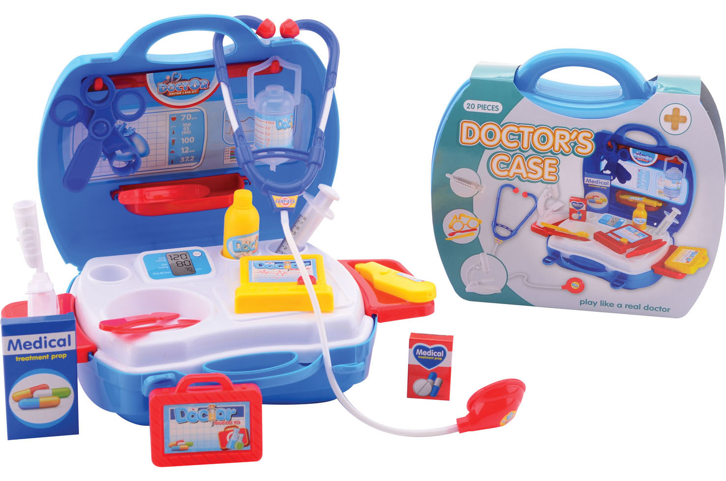 MEDISCHE ONDERZOEKSSET IN KOFFER - 8711866275816 - 487180