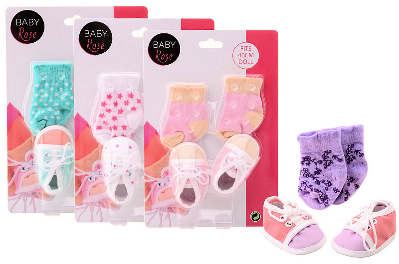 BABY ROSE POPPENSOKKEN EN SCHOENEN - 8711866276356 - 507870