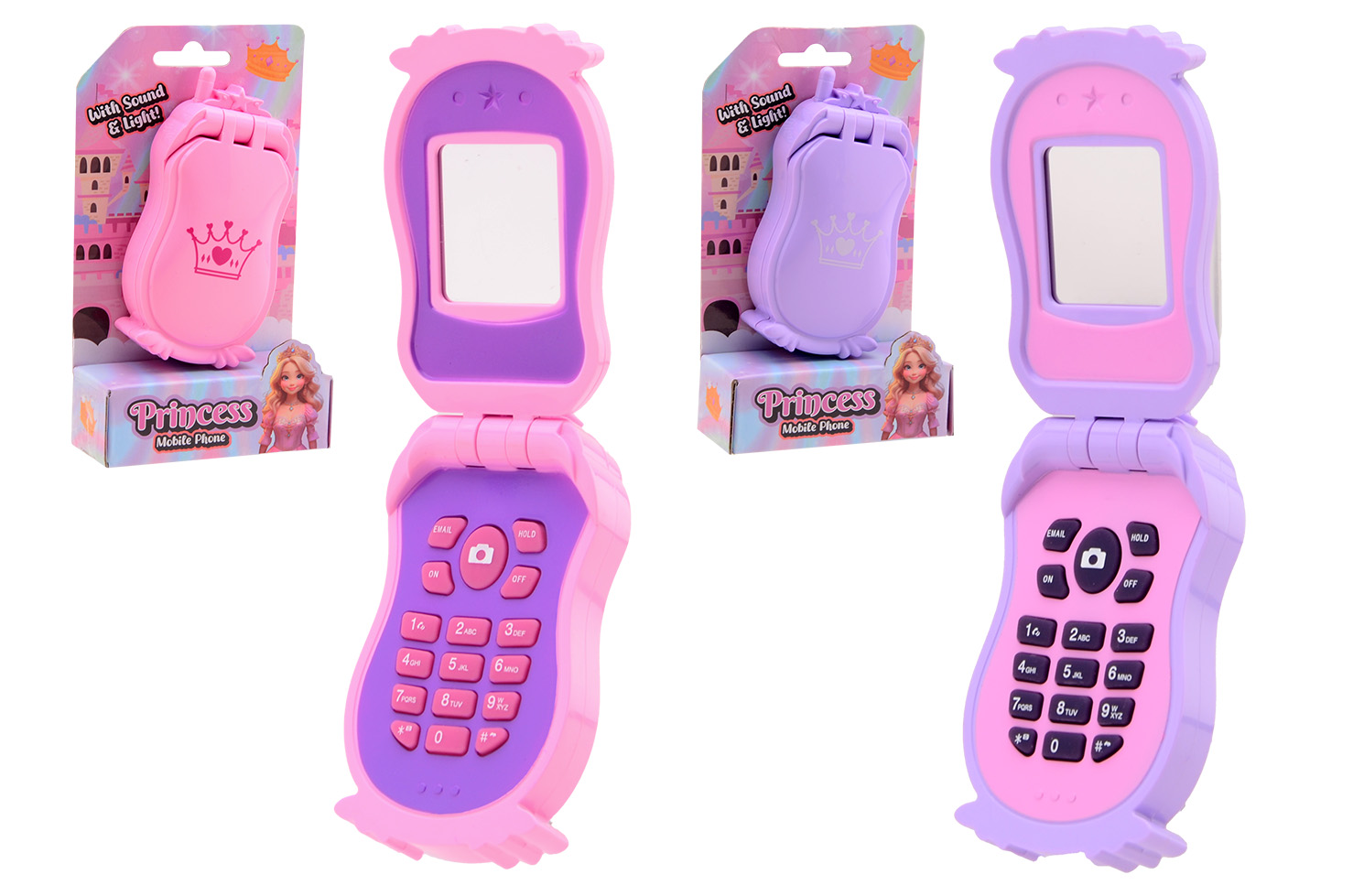 MOBIELE TELEFOON OP KAART 2 ASSORTI - 8711866277384 - 0010548016