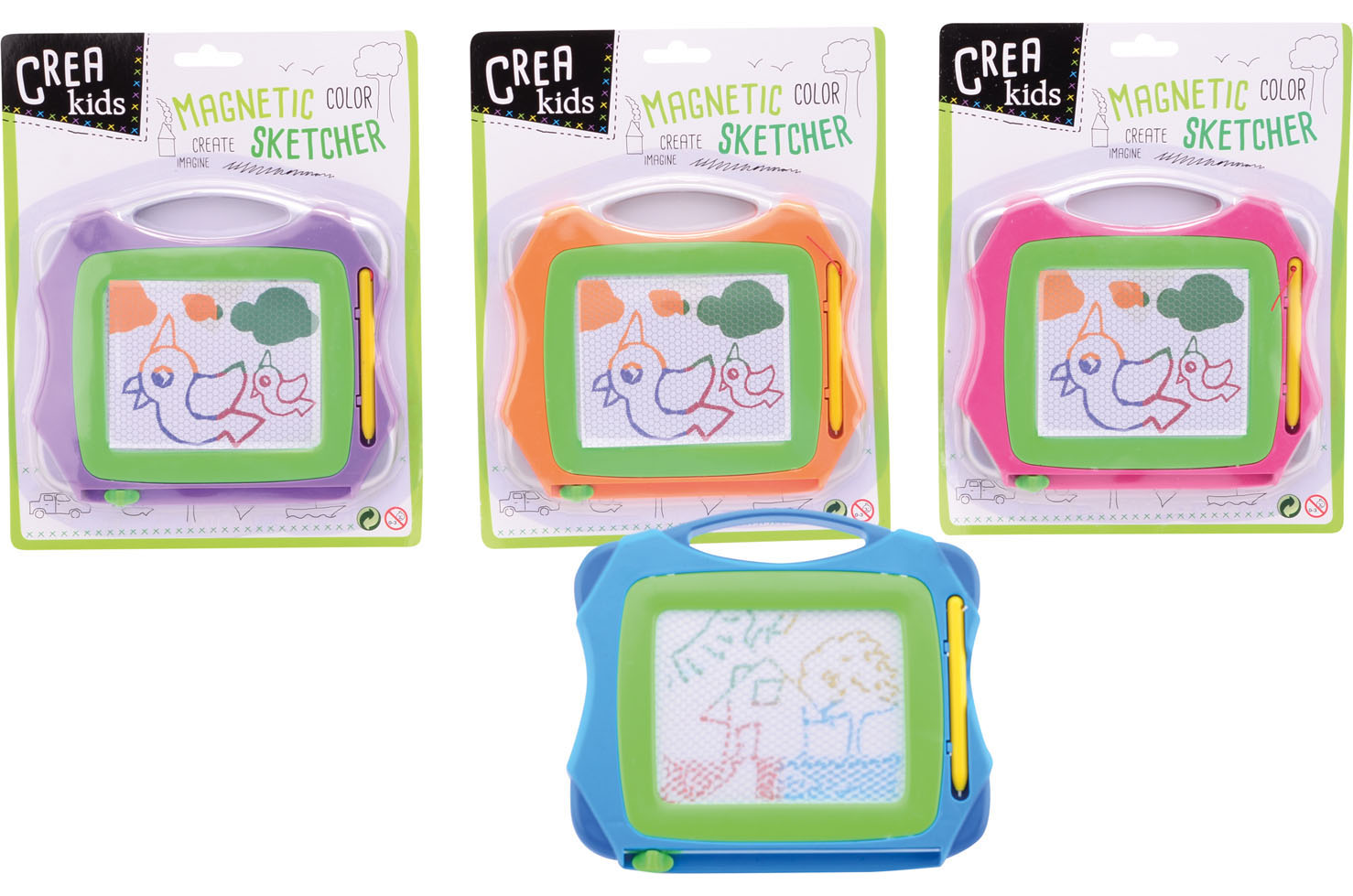 KIDS ART MAGNETISCH KLEUREN TEKENBORD - 8711866280780 - 258025