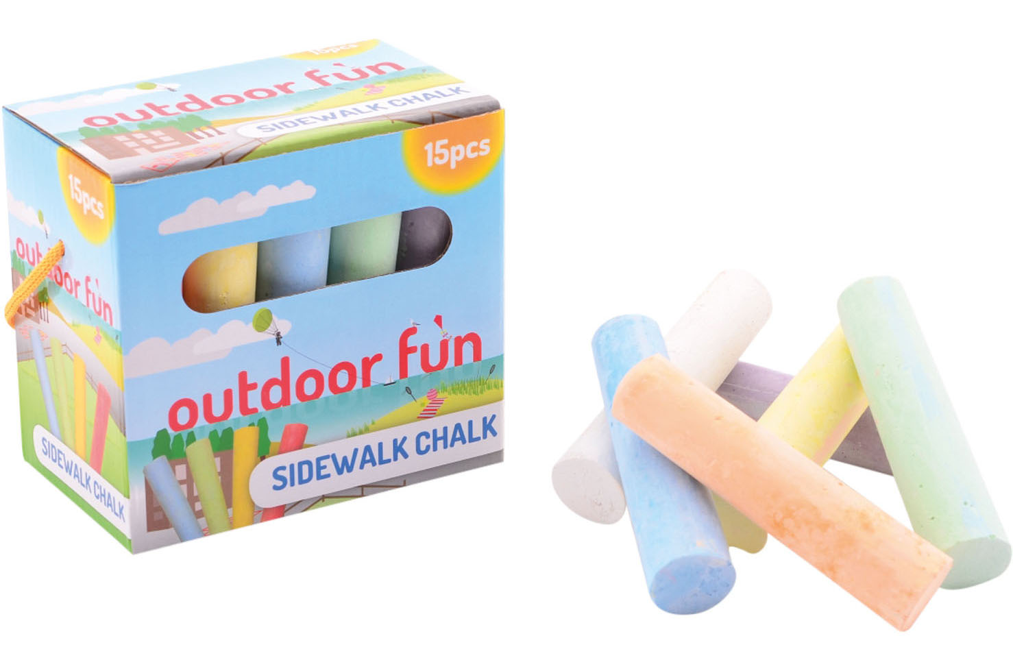 STOEPKRIJT 15 STUKS IN DOOS - 8711866280810 - 258027