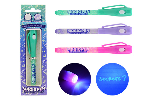 GEHEIMSCHRIFT PEN MET LAMPJE - 8711866281794 - 536236