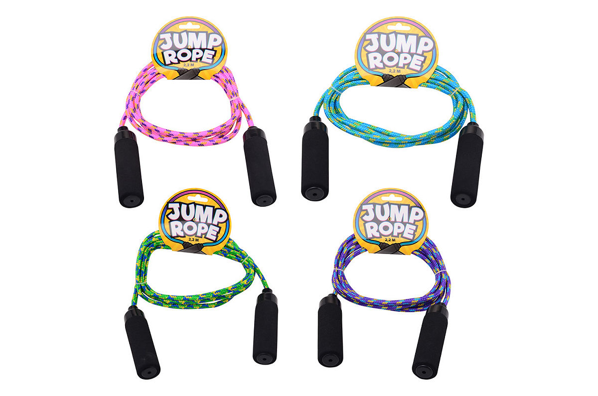 SPRINGTOUW MULTIKLEUR 2,20 METER 4 ASS - 8711866292615 - 292612