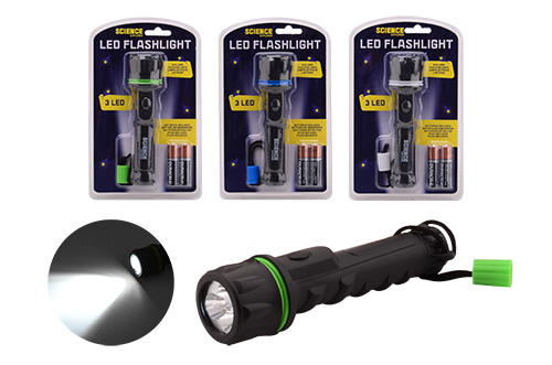 ZAKLAMP INCL BATT. ASS.KLEUR SCIENCE - 8711866295135 - 333249