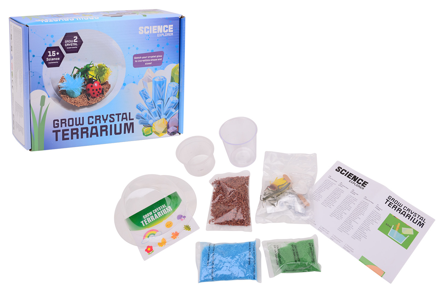 MAAK JE EIGEN CRYSTAL TERARIUM - 8711866296651 - 533439
