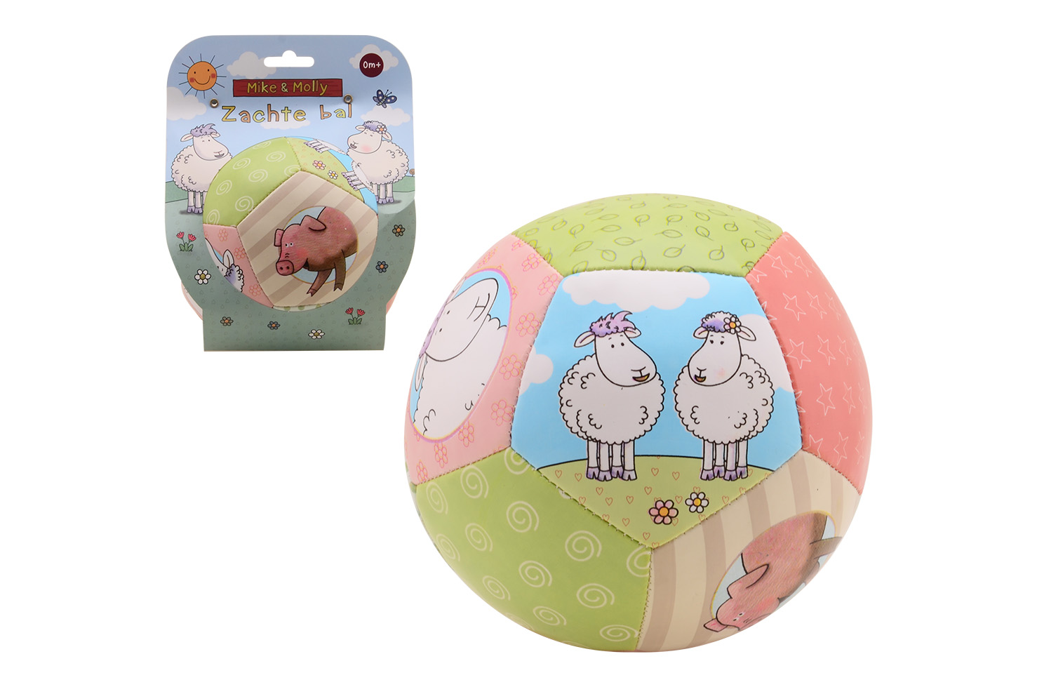 MIKE & MOLLY - ZACHTE BAL ZACHTE KLEUREN - 8711866300488 - 0010548110