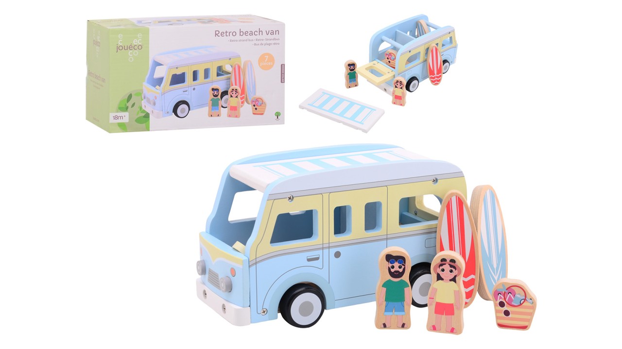 JOUECO STANDBUS RETRO + ACCESSOIRES - 8711866801541 - 534612