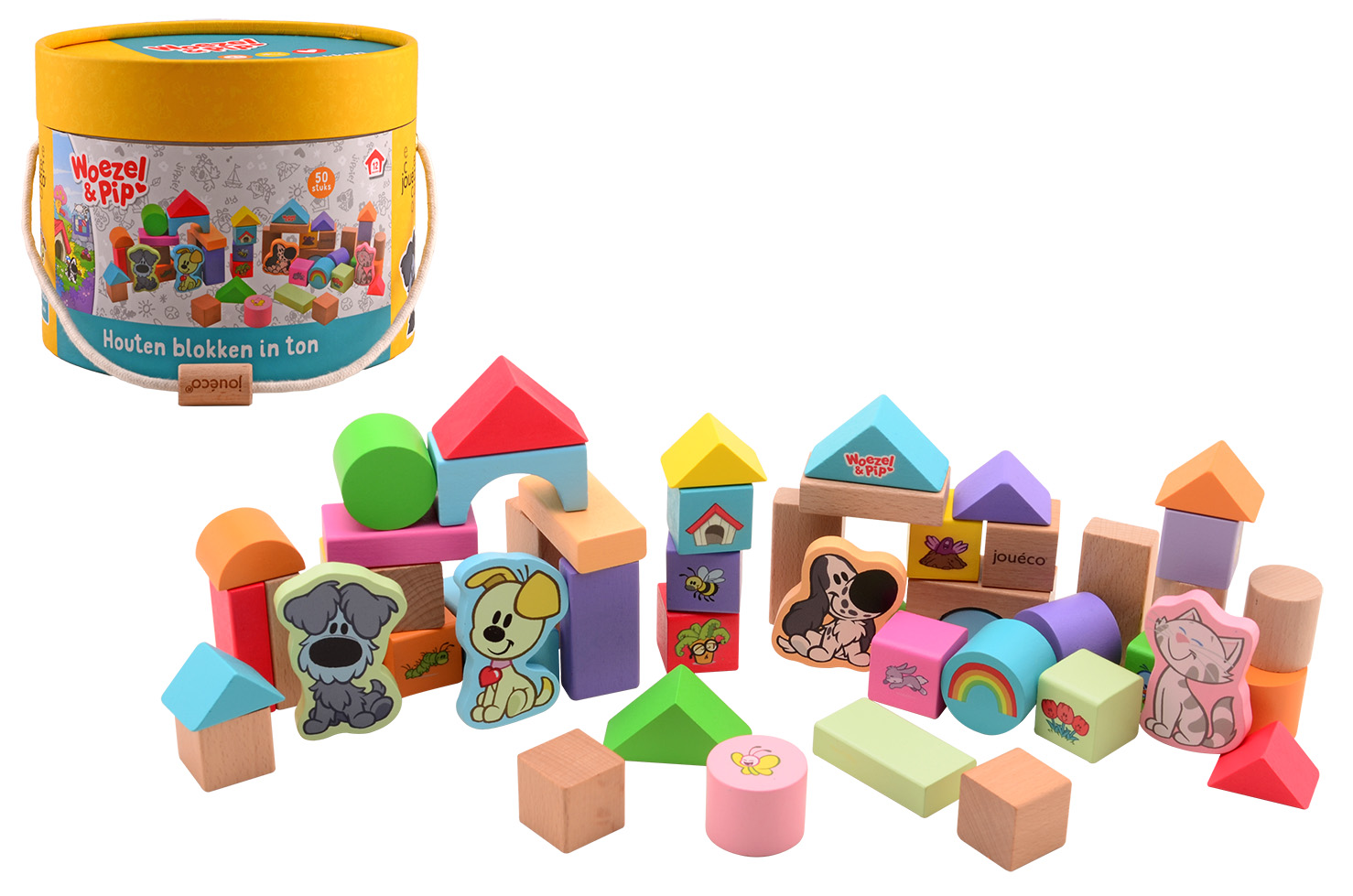 JOUECO - WOEZEL & PIP HOUTEN BLOKKEN - 8711866801770 - 0010548151