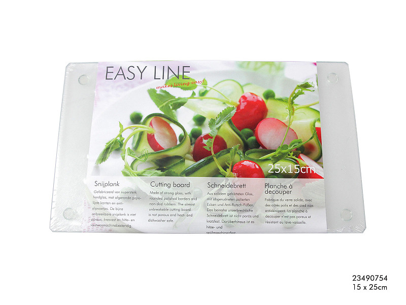 SNIJPLANK GLAS 15X25CM - 8712442002857 - 503380