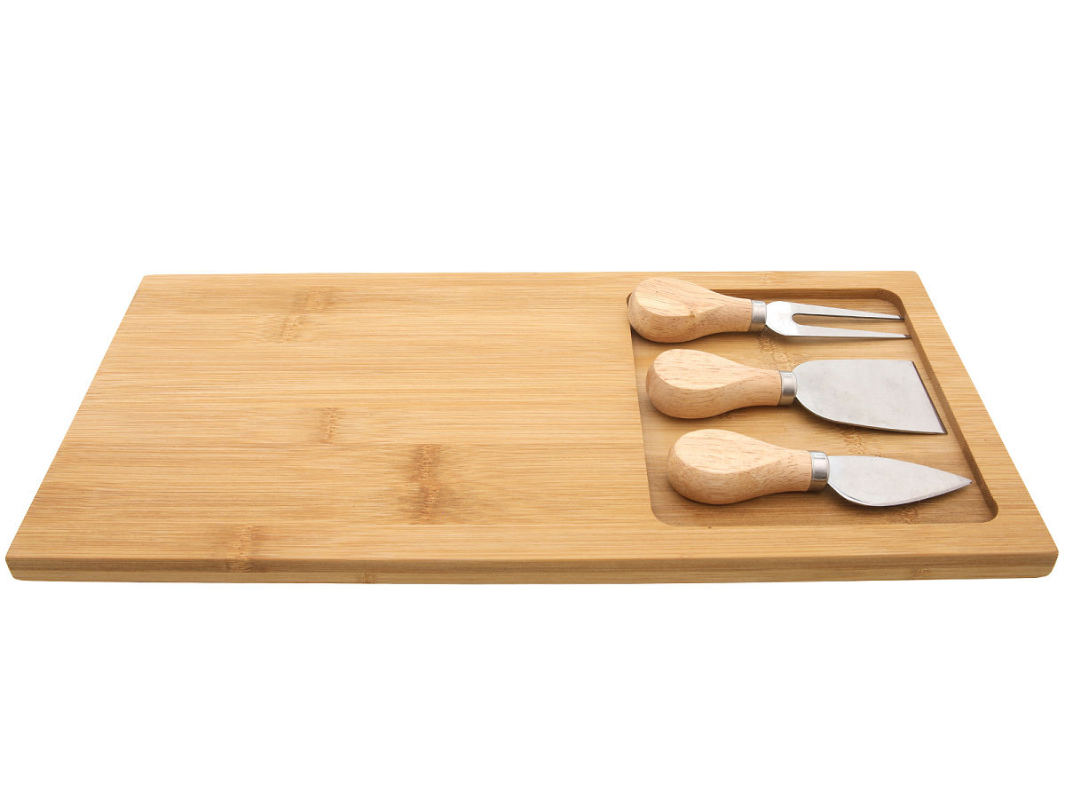 KAASPLANK MET MESJES EN VORK - 8712442728979 - 414218