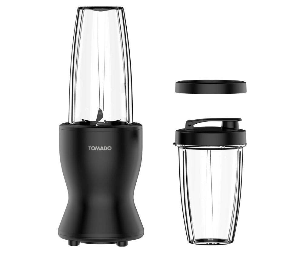TOMADO BLENDER 300W ZWART 3 MATEN BEKERS - 8712876502527 - 0010555298