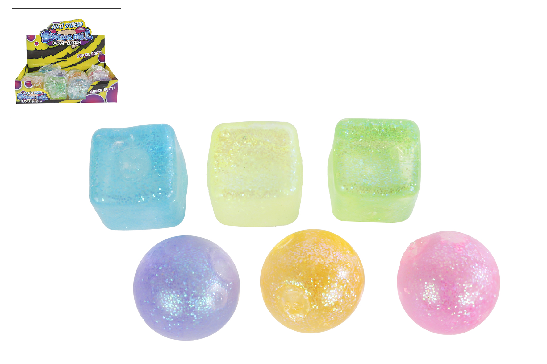 SUGAR MELLOW KNIJPBAL/VIERKANT MET SUIKE - 8713219497012 - 0010554692