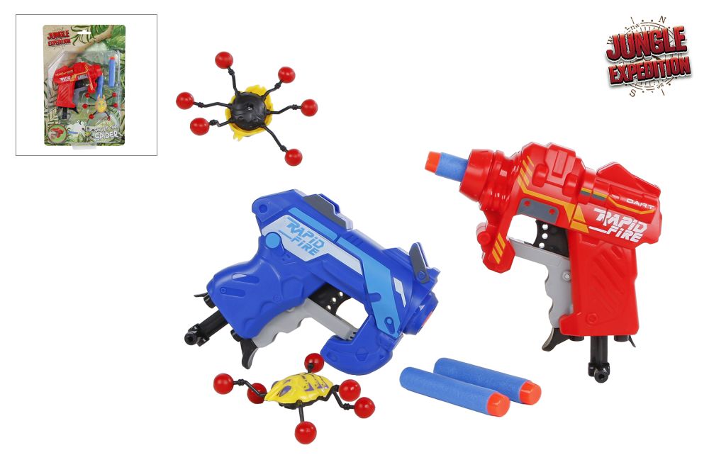 JUNGLE EXPEDITION PISTOOL + DARTS WINDOW - 8713219498729 - 533852