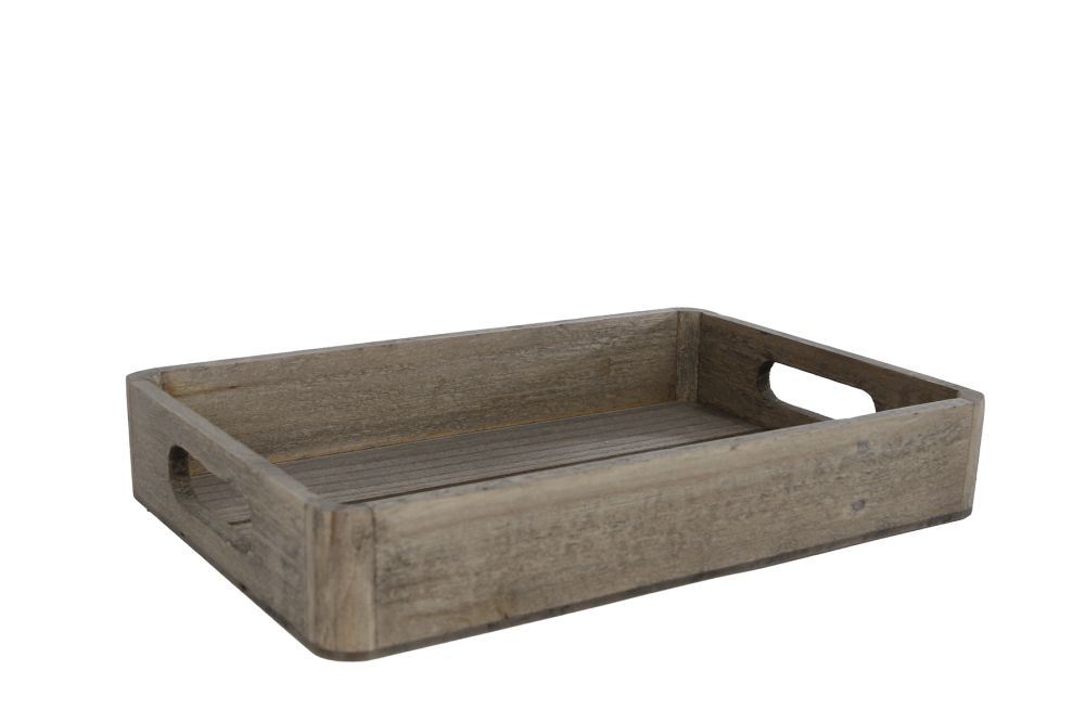 DIENBLAD KAI S GRIJS HOUT 18x27 CM - 8713219509944 - 534845