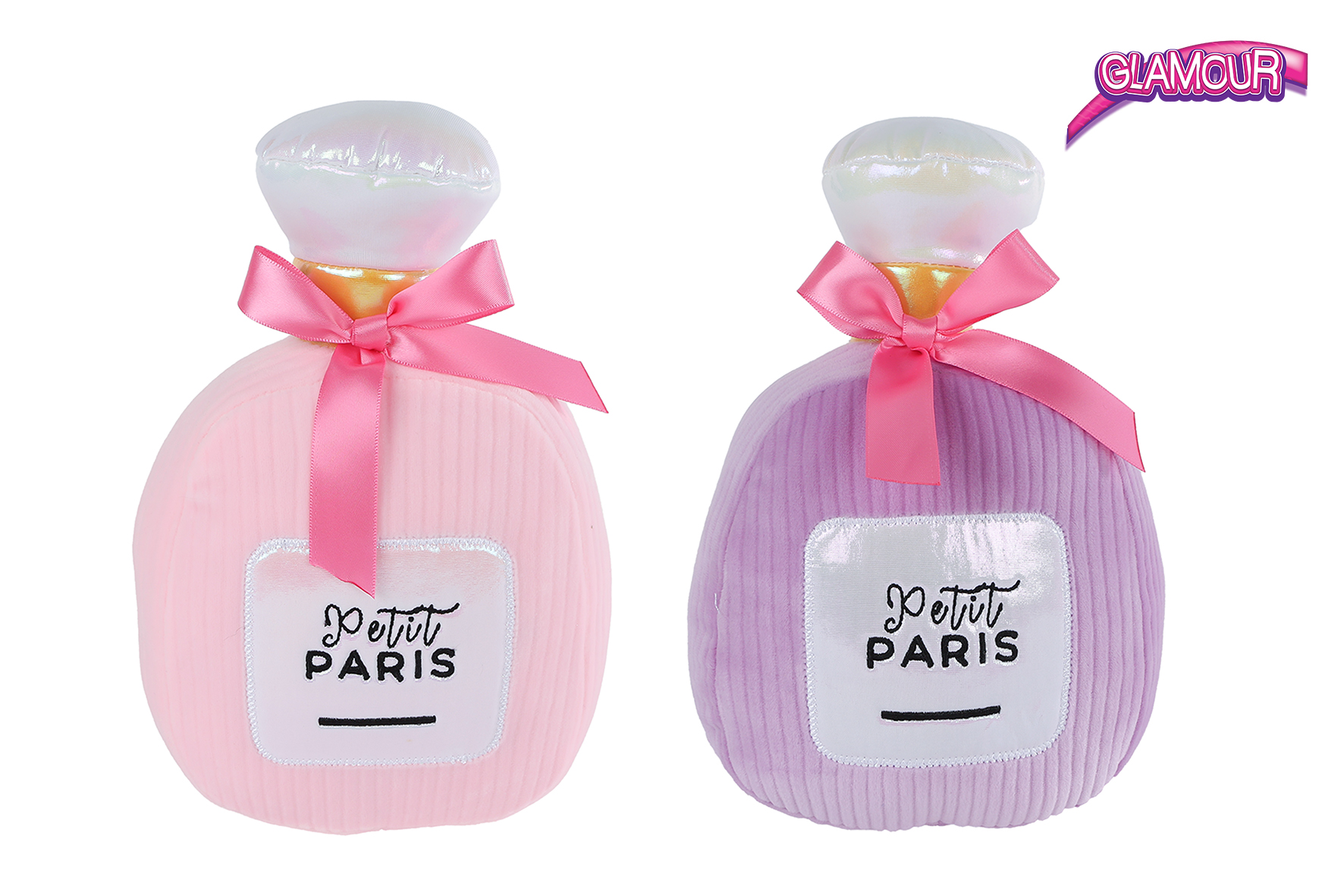 GLAMOUR PARFUMFLES VIERKANT 2ASS PLUCHE - 8713219550823 - 0010549208