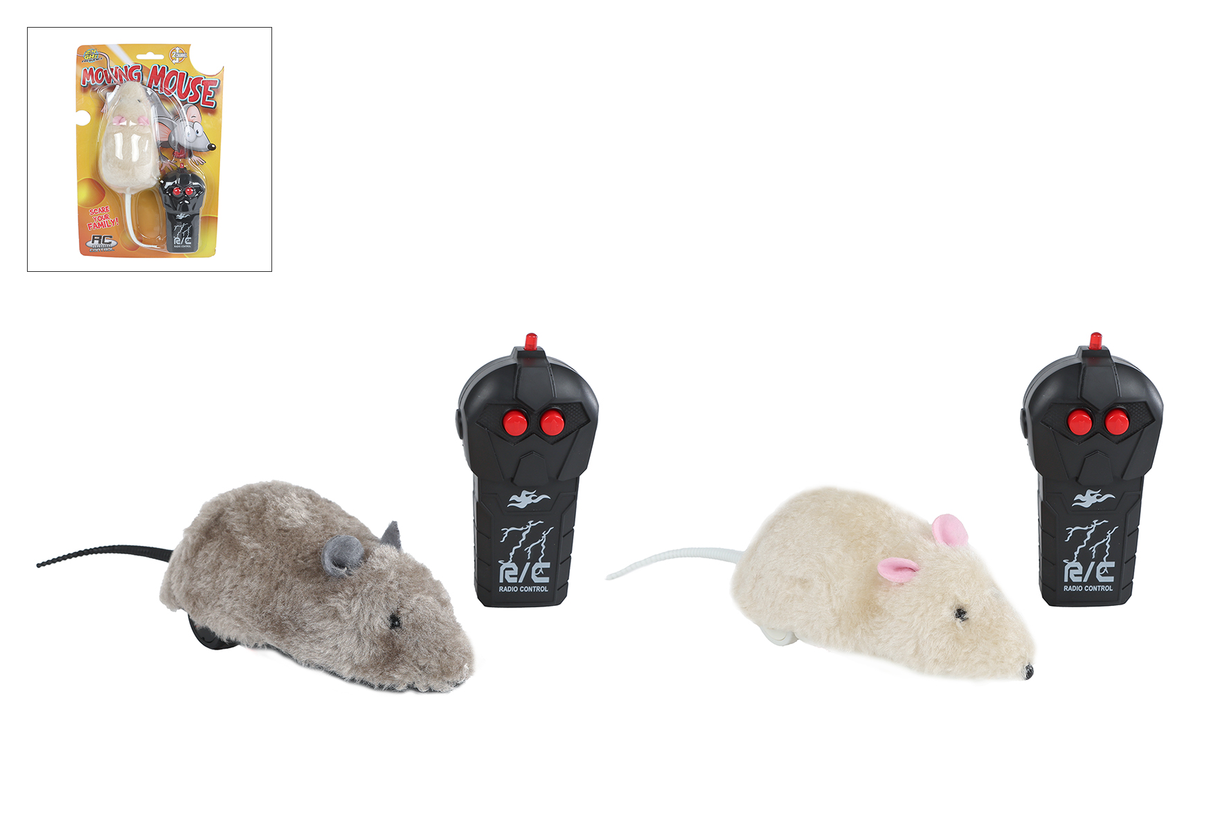 RC MUIS 2,4GHZ 2ASS 15CM - 8713219555095 - 0010554693