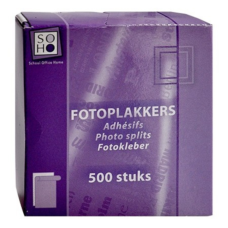 SOHO FOTOPLAKKERS 500 STUKS - 8713261804486 - 241453