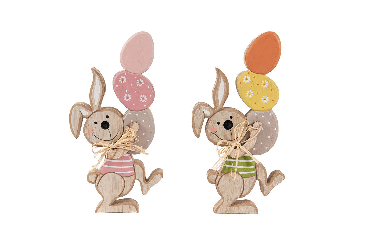 PASEN HAASJE HOUT MET 3 EIEREN - 8713619410291 - 531302