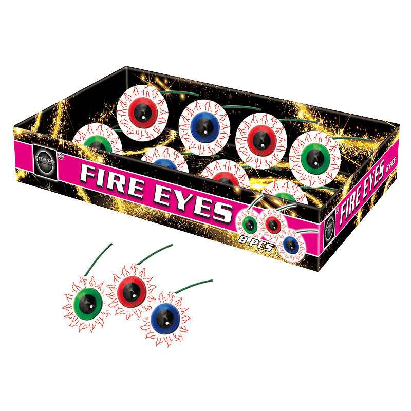 FIRE EYES 8 STUKS KINDERVUURWERK - 8714214042276 - 533615