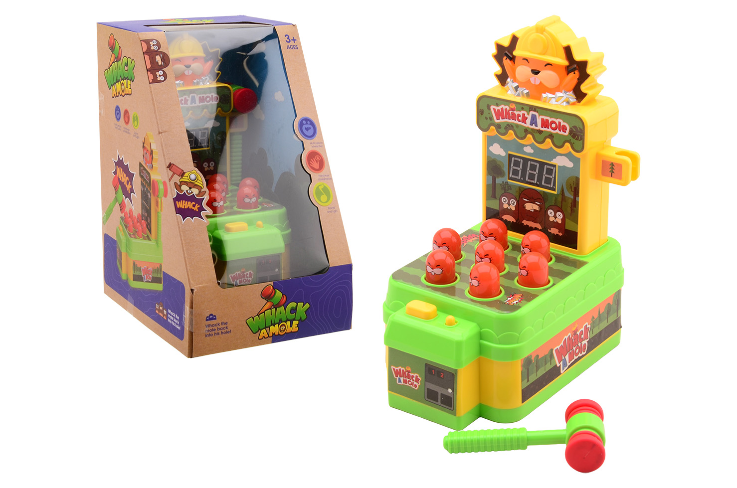 WHACK A MOLE GAME IN BOX - 8717658103121 - 0010550322