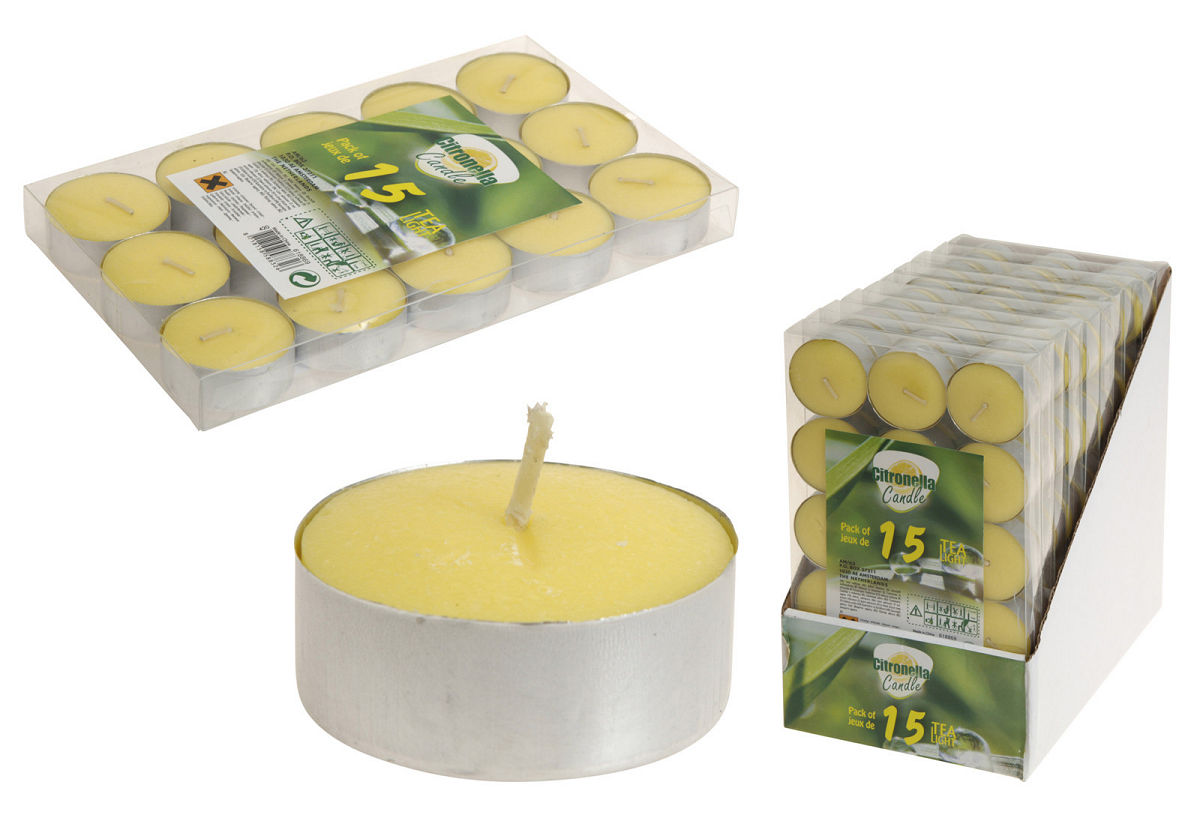 THEELICHTJES 15 STUKS CITRONELLA - 8718158588319 - 513913