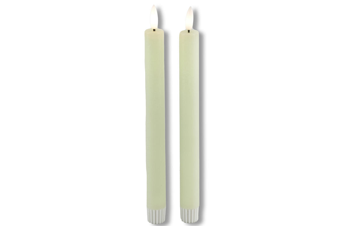 LED DINERKAARS CREME L 24CM 2 STUKS - 8718317969300 - 535991