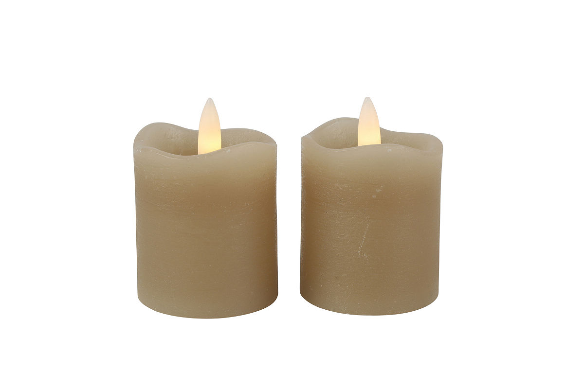 LED STOMPKAARS RUSTIEK 2 X 5 CM ZAND - 8718318018809 - 532829