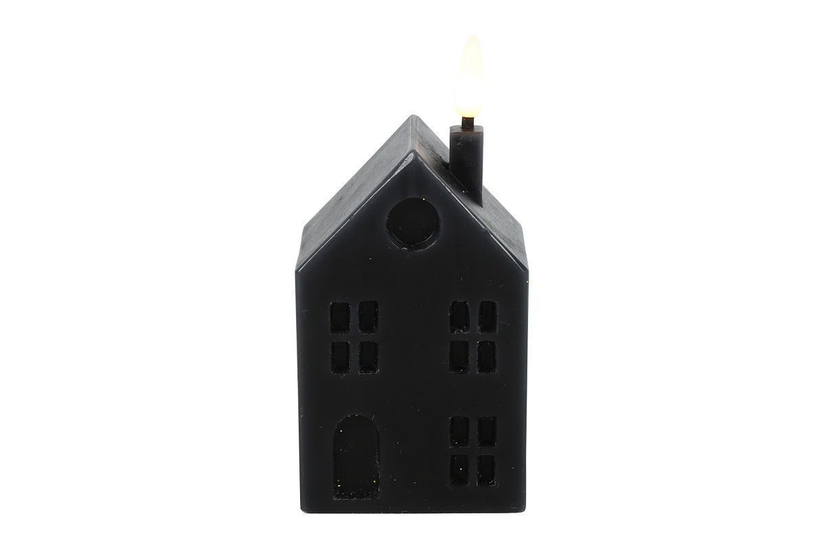 LED KAARS HUISJE ZWART MAAT S - 8718318121349 - 535542