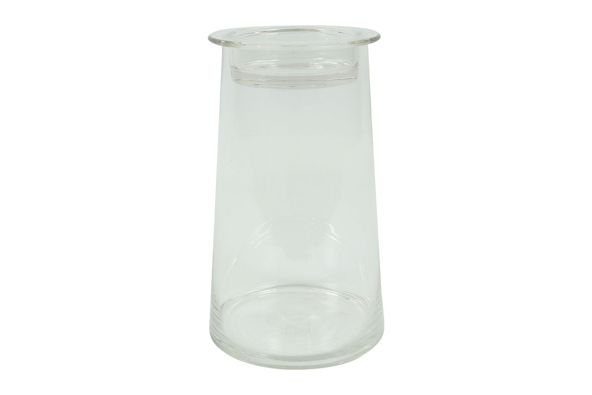 GLAZEN VAAS HANNY MET KOMDEKSEL - 8718318169181 - 0010537835