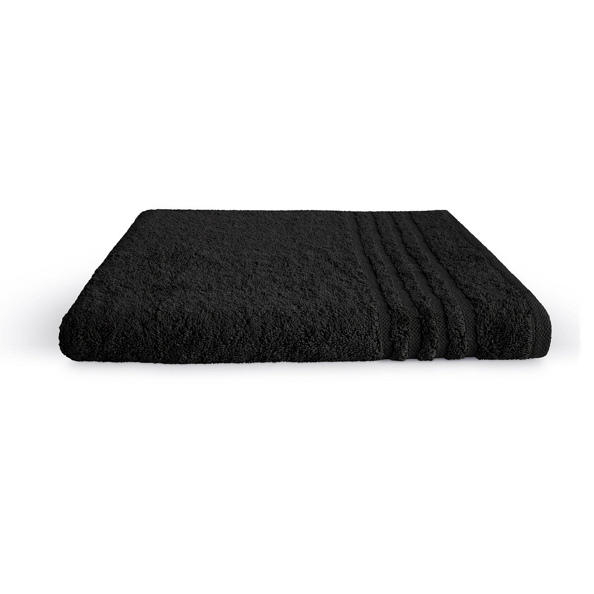BYRKLAND BADLAKEN 70X140CM ZWART - 8719023400156 - 332462