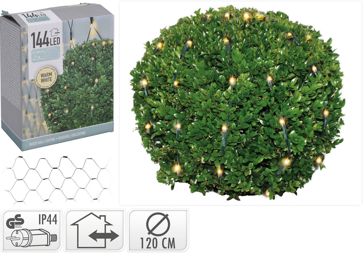 KERSTVERLICHTING BUXUS 144 LAMP 120 CM - 8719202259230 - 530017