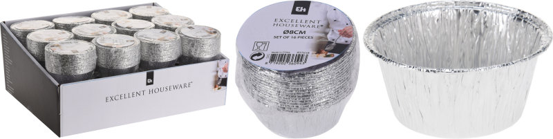 EH ALUMINIUM SCHAALTJE ROND 6cm 16cm - 8719202360943 - 500968