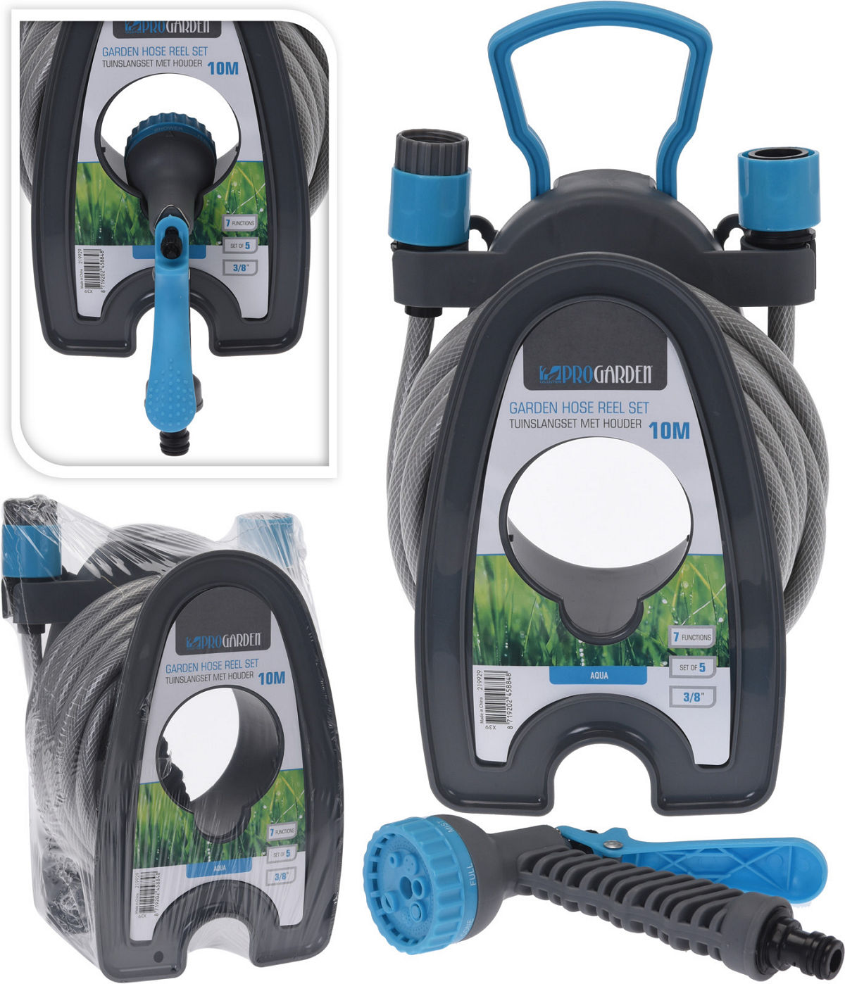 TUINSLANGSET INCL. HOUDER 10 METER - 8719202458848 - 493683