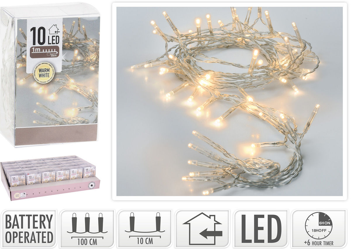 KERSTVERLICHTING 10 L WARM + TIMER - 8719202599671 - 414933