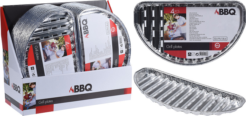 GRILLSCHALEN MET RONDE KANT SET A 4 STUK - 8719202940848 - 482254