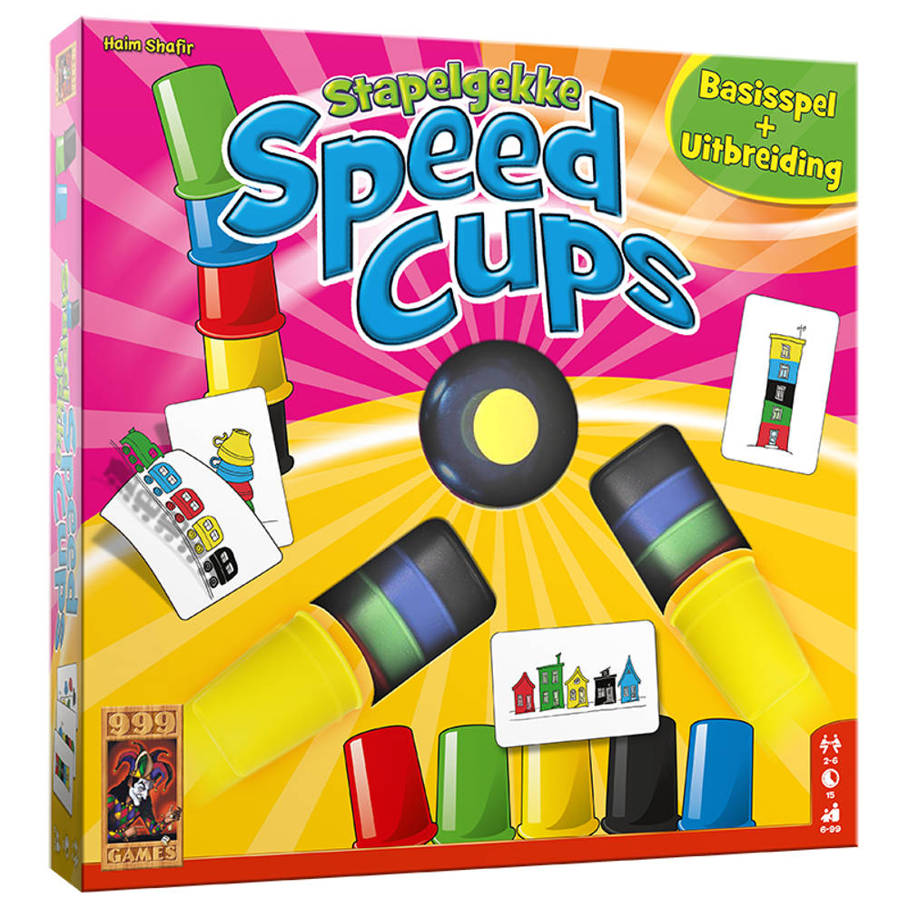 STAPELGEKKE SPEED CUPS 6 SPELERS - 8719214428976 - 344701