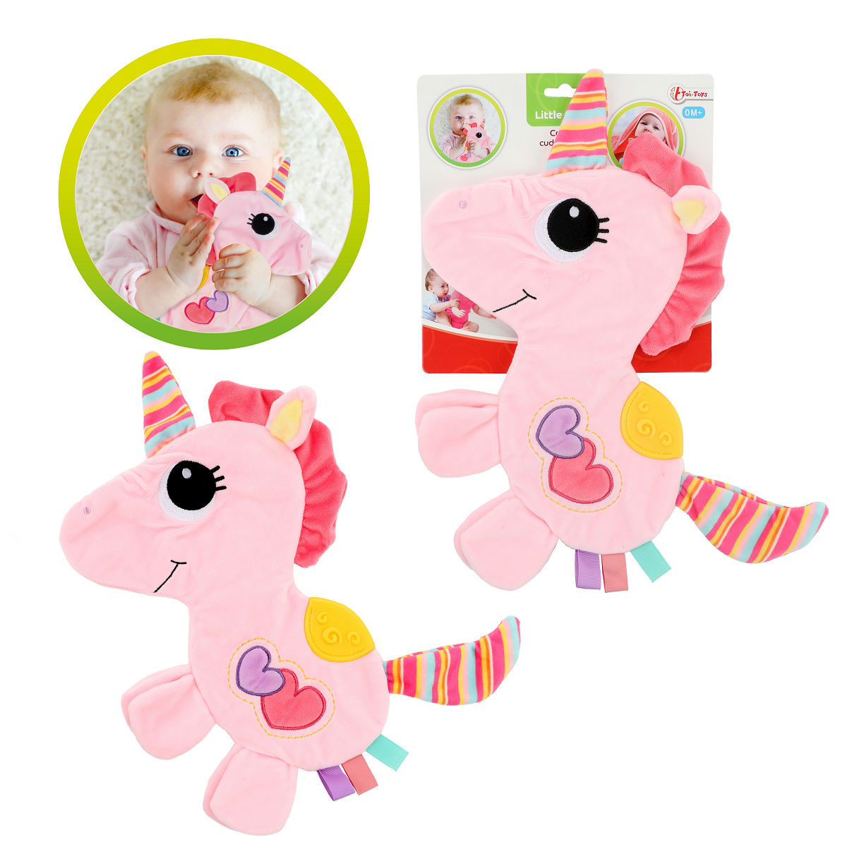 BABY KNISPERDOEK KNUFFELDOEK EENHOORN - 8719905721331 - 529987