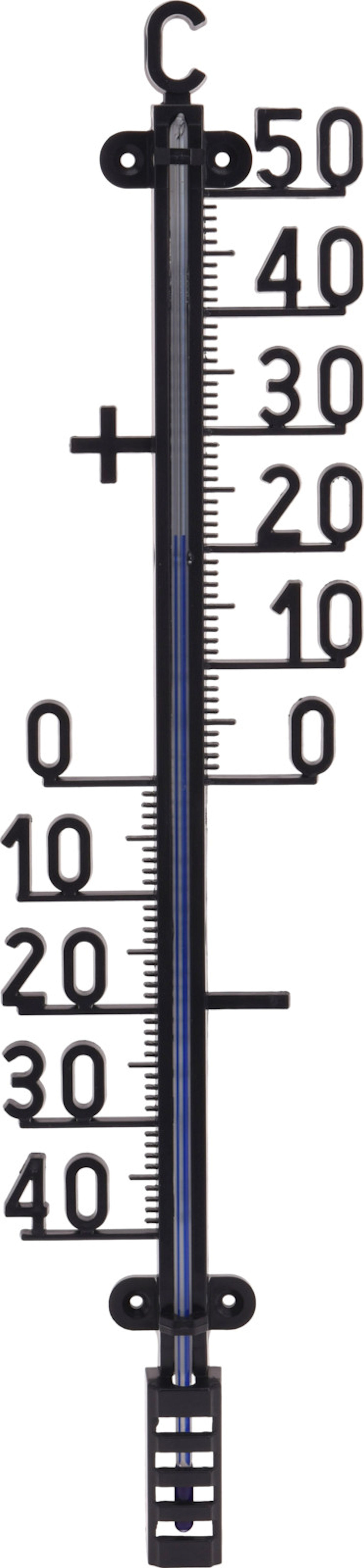 THERMOMETER 41X10CM ZWART - 8719987058431 - 522514