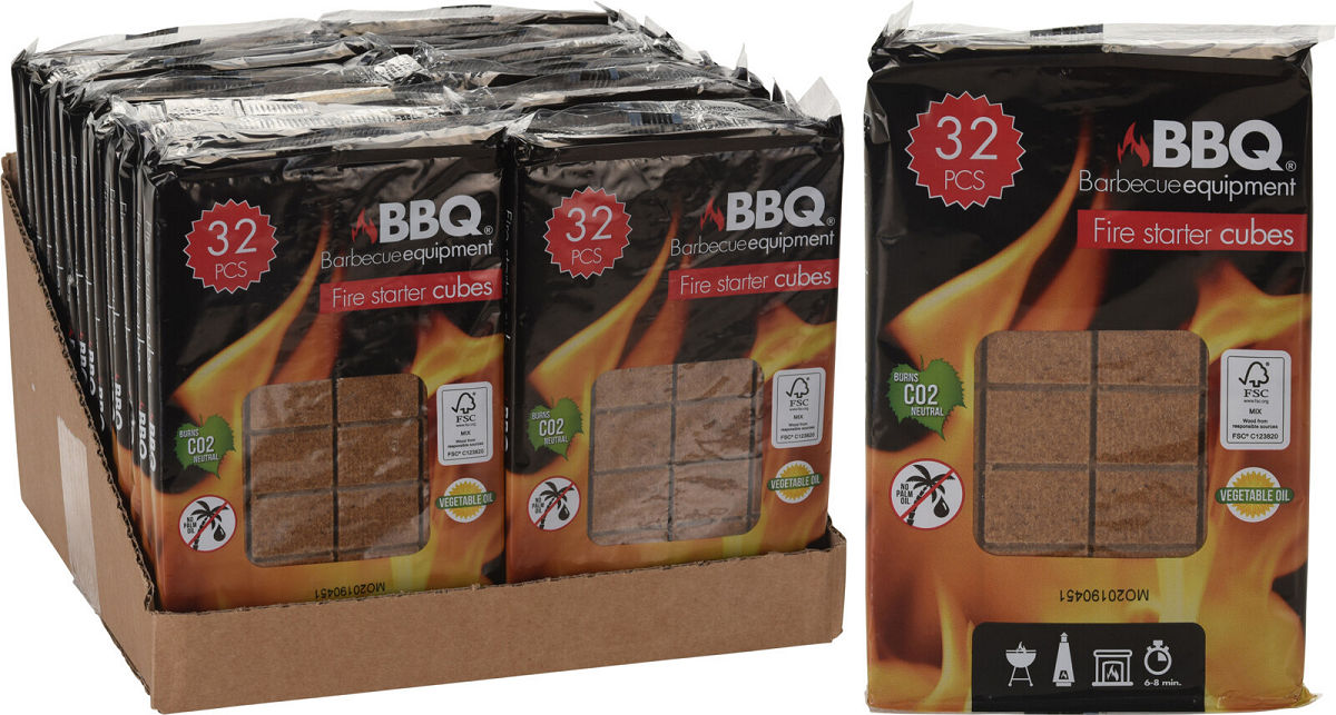 AANMAAKBLOKJES BRUIN 32STUKS - 8719987290954 - 332501